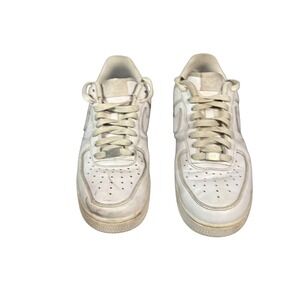 Nike‎ Air Force 1 Low White Leather Sneakers Men Size 8